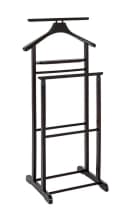 HAKU Herrendiener Massivholz Braun - Stummer Diener Bild 1