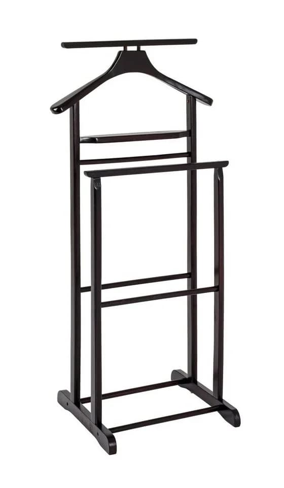 HAKU Herrendiener Massivholz Braun - Stummer Diener