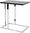 HAKU Beistelltisch Glas Metall Schwarz/Silber Modern Bild 2