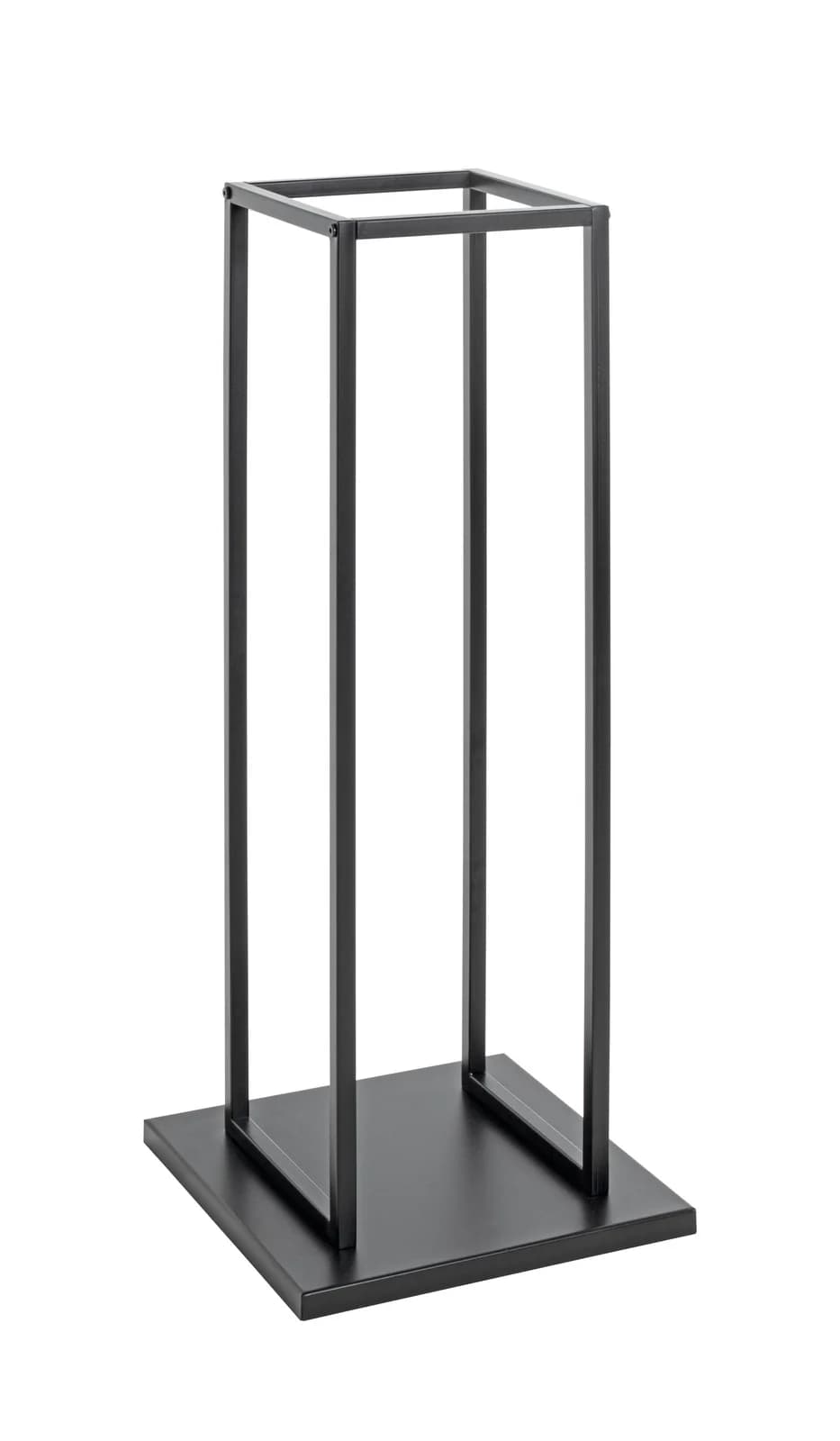 HAKU Kaminholzständer Schwarz Metall