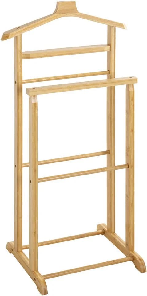 HAKU Herrendiener Massivholz Klassisch Beige - Bild 2