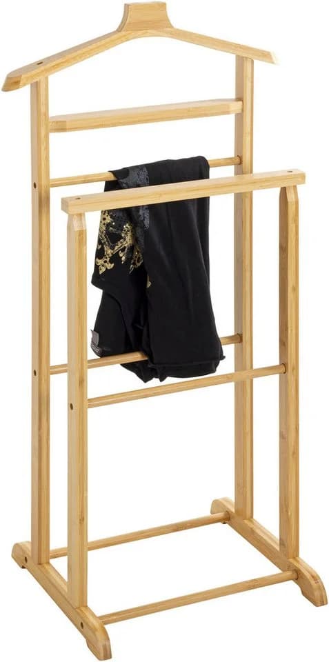 HAKU Herrendiener Massivholz Klassisch Beige - Bild 5