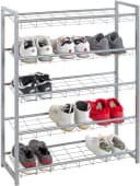Schuhregal HAKU Grau Metall 5 Ablagen Bild 5