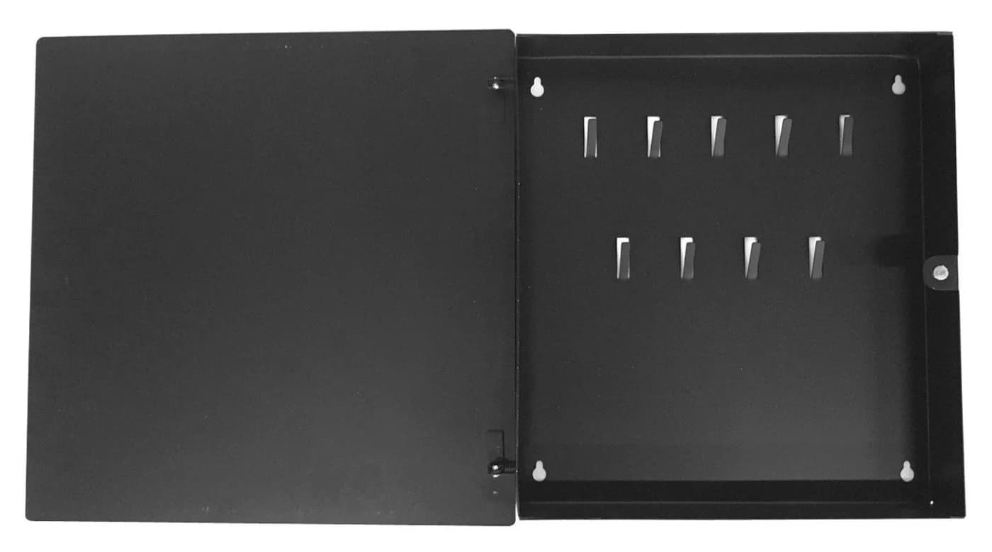 XXXLutz Schlüsselkasten Schwarz Metall mit 9 Haken - Bild 4