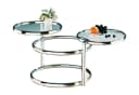 Couchtisch HAKU Chrom Glas Schwenkbar Modern Bild 5