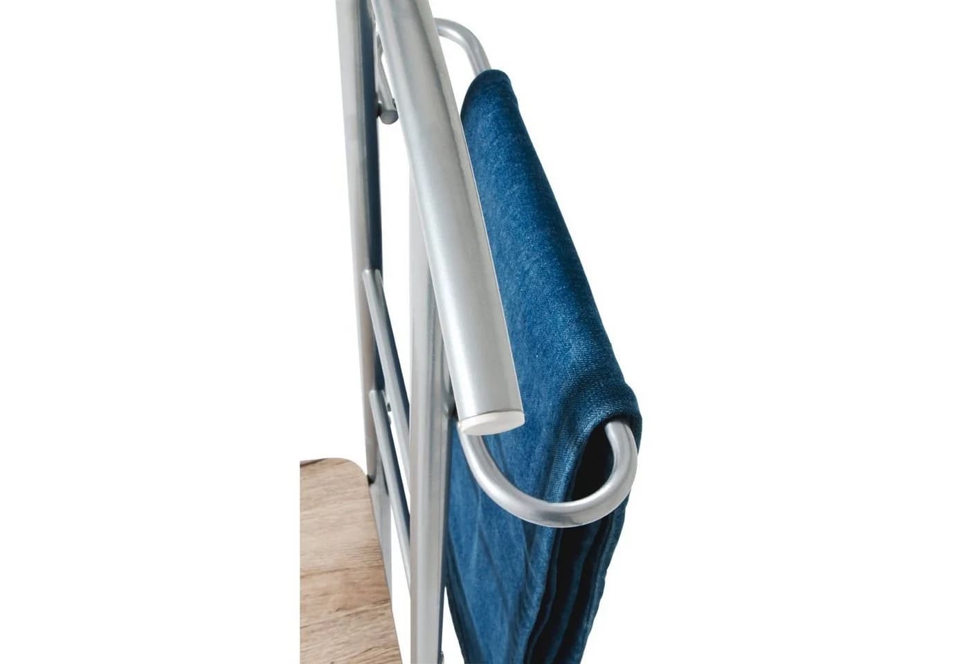 HAKU Herrendiener Alu/Eiche - 2-in-1 Kleiderständer mit Sitz