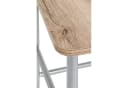 HAKU Herrendiener Alu/Eiche - 2-in-1 Kleiderständer mit Sitz Bild 3
