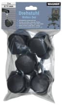 WAGNER design yourself Stuhlrolle 5er Set Harte Böden 50 kg Tragkraft Bild 4
