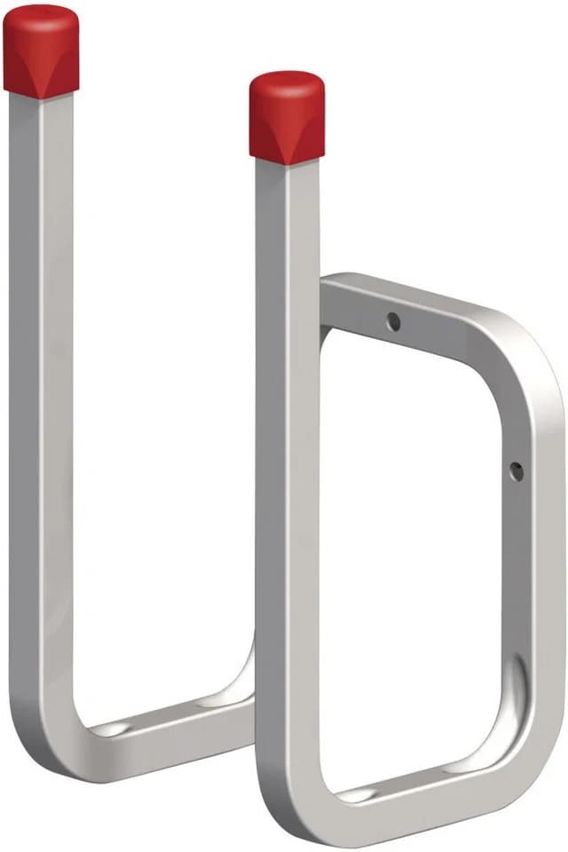 alfer Stiefelhalter Wandhaken Stahl Rot