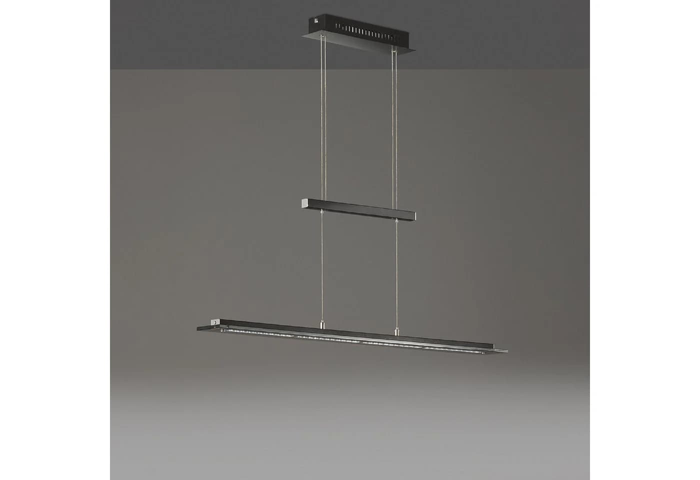 Fischer & Honsel Pendelleuchte TENSO Schwarz/Grau Modern Dimmbar - Bild 4