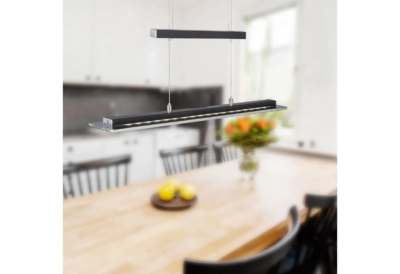 Fischer & Honsel Pendelleuchte TENSO Schwarz/Grau Modern Dimmbar - Bild 5