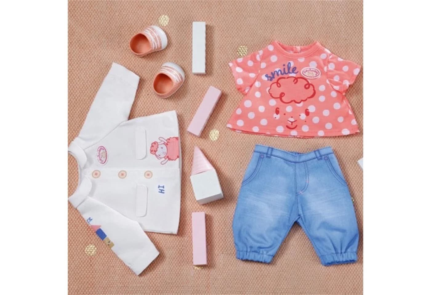 Zapf Creation Puppenkleidung Baby Annabell Little Spieloutfit 36 cm