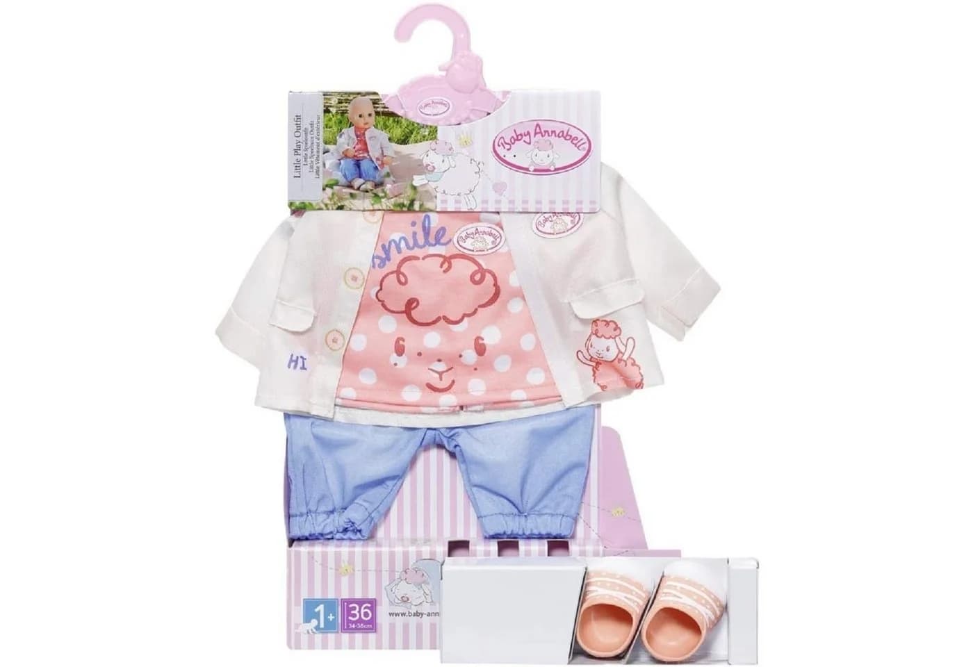 Zapf Creation Puppenkleidung Baby Annabell Little Spieloutfit 36 cm - Bild 2