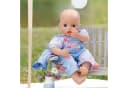 Zapf Creation Baby Annabell Active Deluxe Jeans Outfit 43cm Blau/Weiß Bild 4