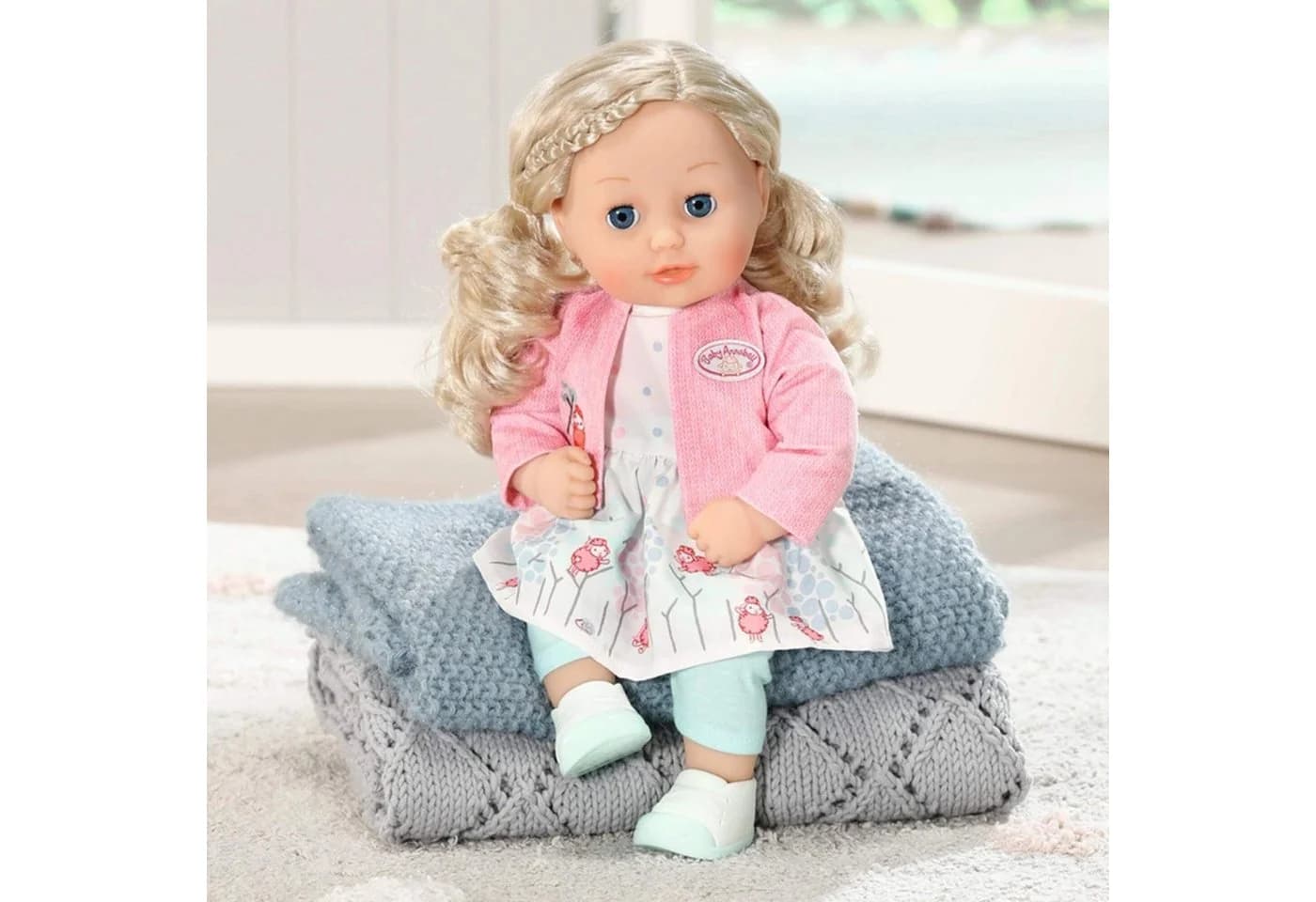 Zapf Creation Baby Annabell Little Sophia Puppe 36cm Weiß/Rosa/Blau - Bild 3
