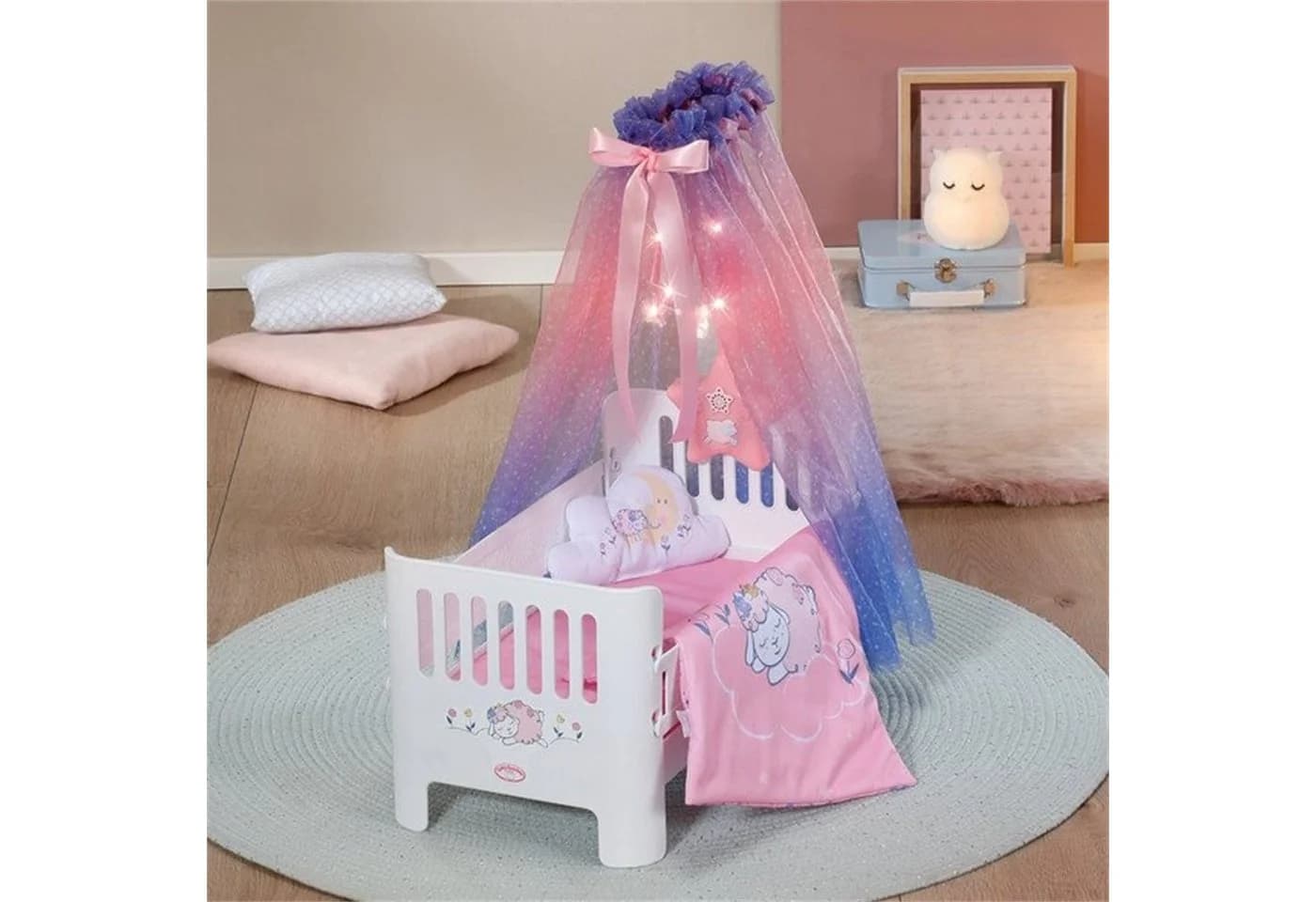 Zapf Creation® Puppenbett Baby Annabell Sweet Dreams Bett mit Sternenhimmel