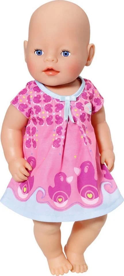 Baby Born Puppenkleidung Set 43 cm - 5-tlg. mit Wickeltasche Rosa/Blau - Bild 5