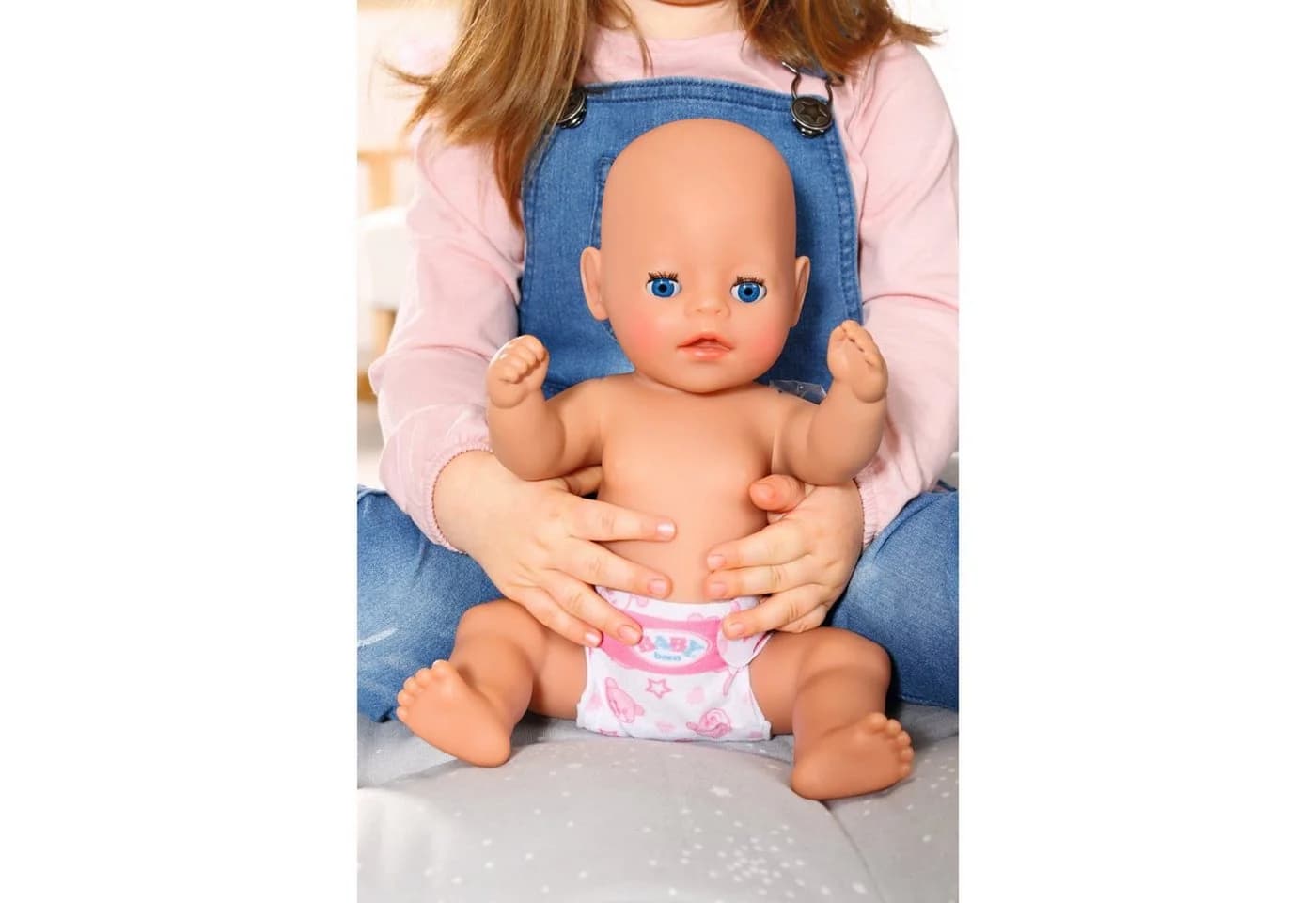 Zapf Creation BABY born Windeln 2 Stück Weiß/Rosa 36cm - Bild 3