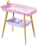 Baby Born Puppenwickeltisch Skandinavisch Rosa Grau Braun Bild 1
