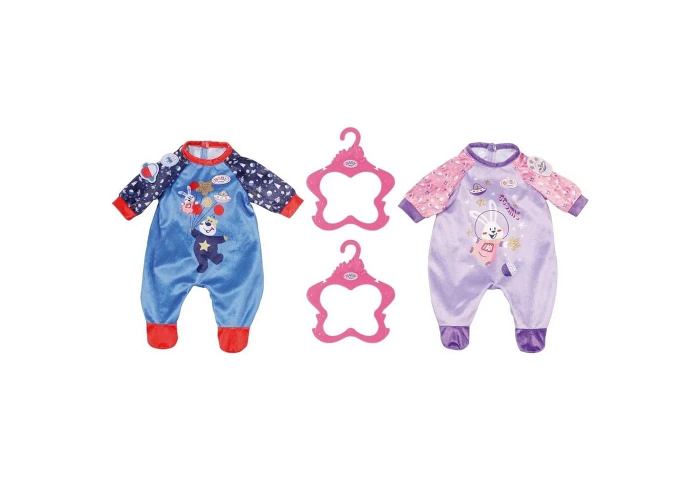 Zapf Creation BABY born Strampler 43 cm Kosmisch Blau/Violett - Bild 2