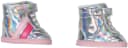 Baby Born Puppenkleidung Sneakers Silber mit Pinken Streifen 43 cm Bild 1