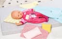 Baby Born Puppenkleidung Strampler Pink 43 cm mit Kleiderbügel Bild 1