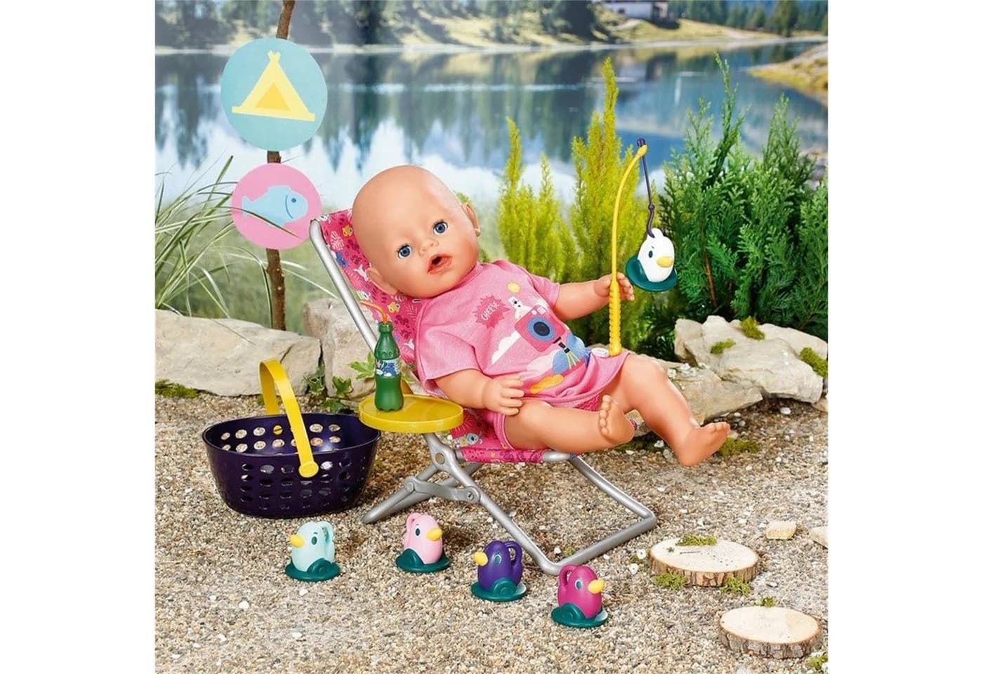 Zapf Creation® BABY born Weekend Fischen Puppen-Accessoires-Set