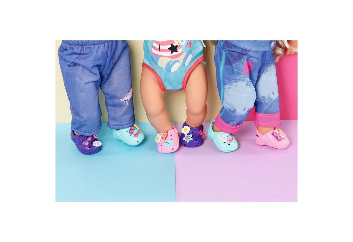 Zapf Creation BABY born Puppen Schuhe mit Pins Bunt - Bild 5