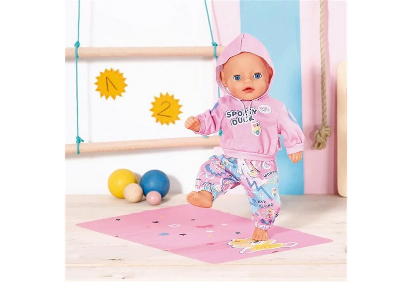 Zapf Creation BABY born Kindergarten Sport Outfit 36cm Bunt