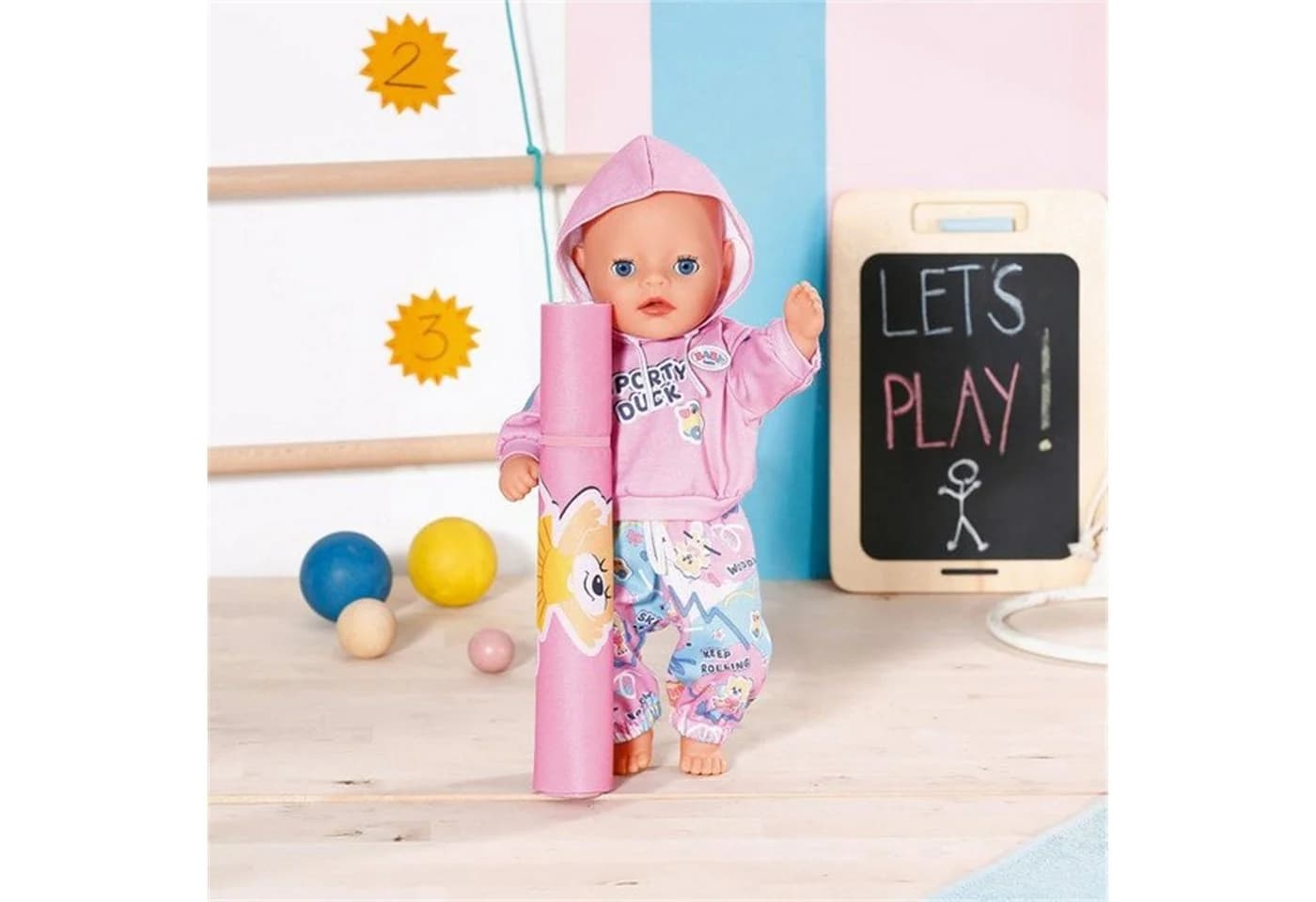 Zapf Creation BABY born Kindergarten Sport Outfit 36cm Bunt - Bild 2