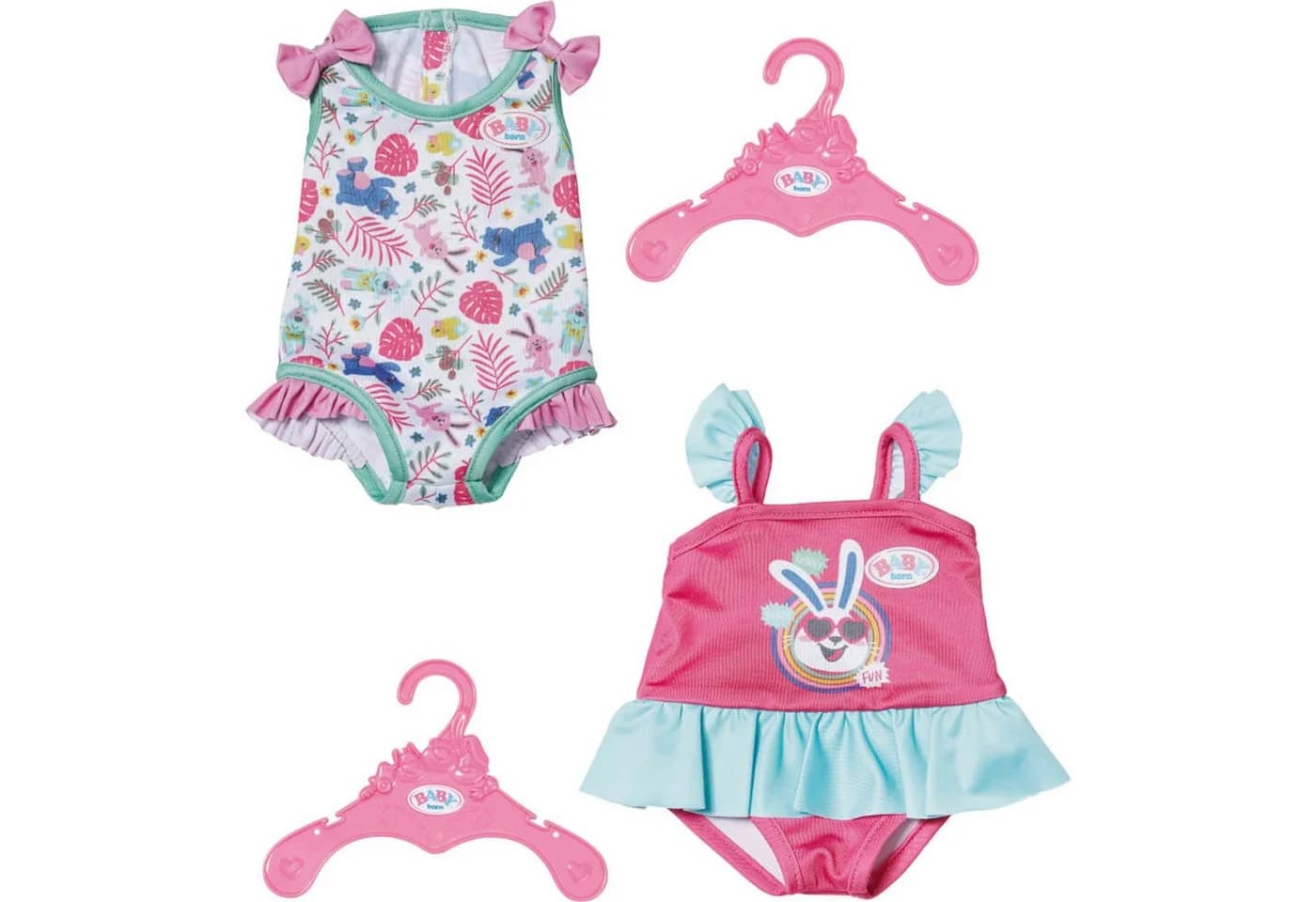 Zapf Creation BABY born Badeanzug 43cm Rosa/Weiß - Bild 4