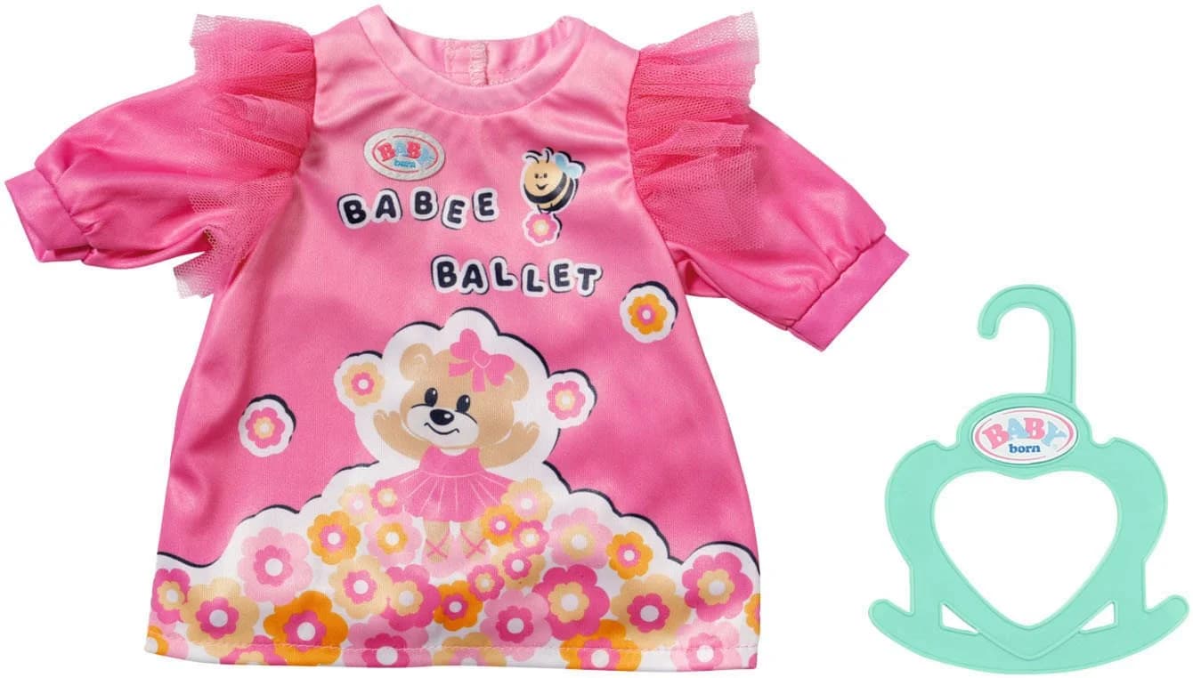 Baby Born Puppenkleidung Kleid Rosa 36 cm mit Kleiderbügel - Bild 2