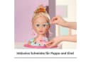 BABY BORN Sister Styling Head Prinzessin Frisier- & Schminkkopf Rosa mit Zubehör Bild 5
