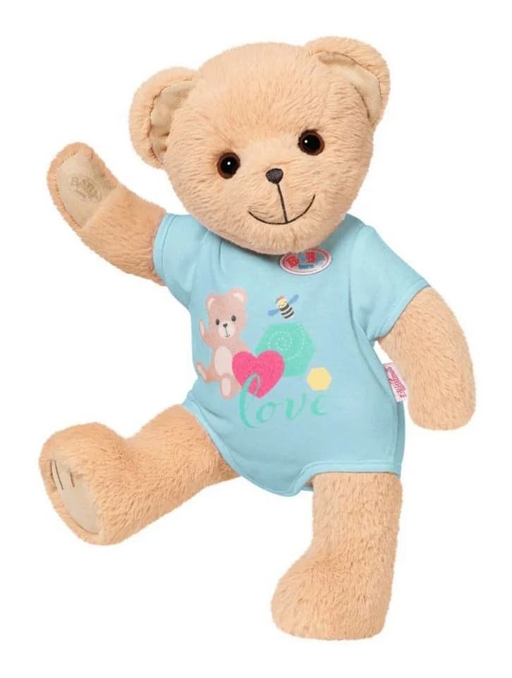 Zapf Creation BABY born Bär blau - Stoffteddy mit beweglichen Gliedmaßen