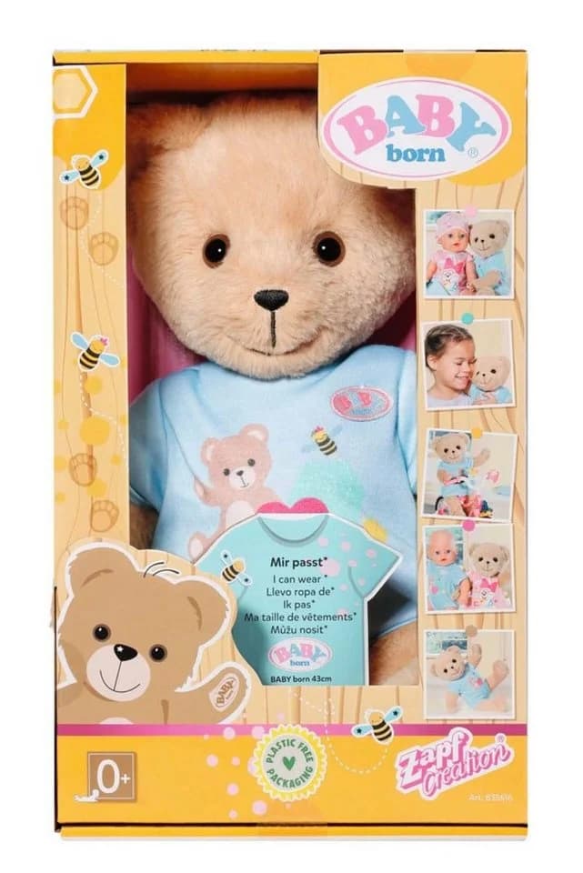 Zapf Creation BABY born Bär blau - Stoffteddy mit beweglichen Gliedmaßen - Bild 2
