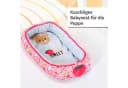 Baby Born Puppen Trage Babynest Bunt Beeren- und Bärendesign Bild 3