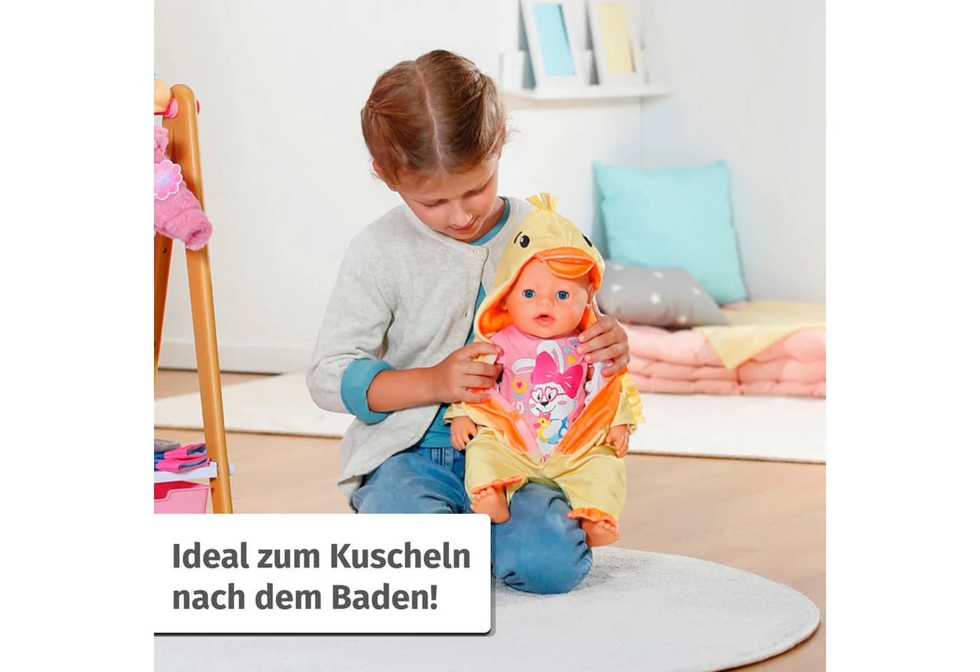 Baby Born Puppenkleidung Nachtanzug 43 cm Gelb - Bild 4