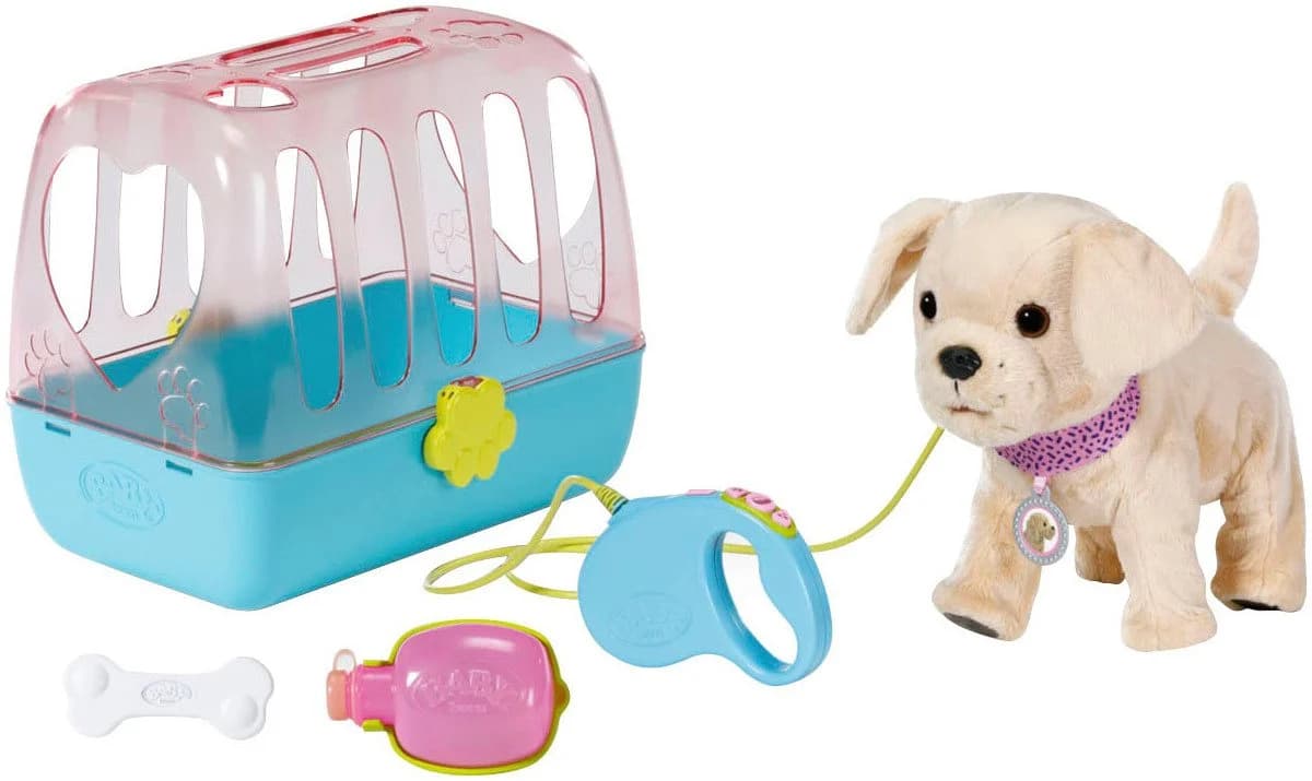 BABY Born Plüschfigur Mein Hund Lucky mit Box - Interaktiver Spielhund