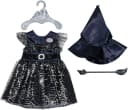 BABY Born Puppenkleidung Hexenkleid Bunt mit Besen und Hut Bild 1