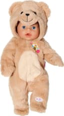 Baby Born Puppenkleidung Bär Kuschelanzug 43 cm Beige Bild 3