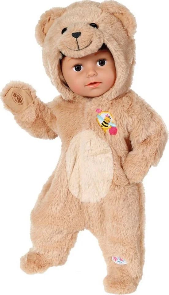 Baby Born Puppenkleidung Bär Kuschelanzug 43 cm Beige - Bild 4