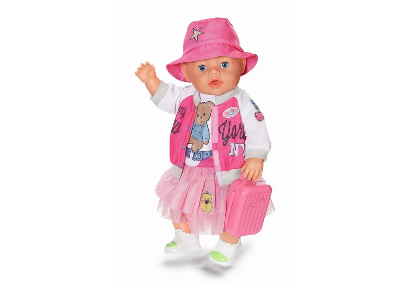 Baby Born Puppenkleidung Deluxe Reiseoutfit Bunt 43cm - Bild 3