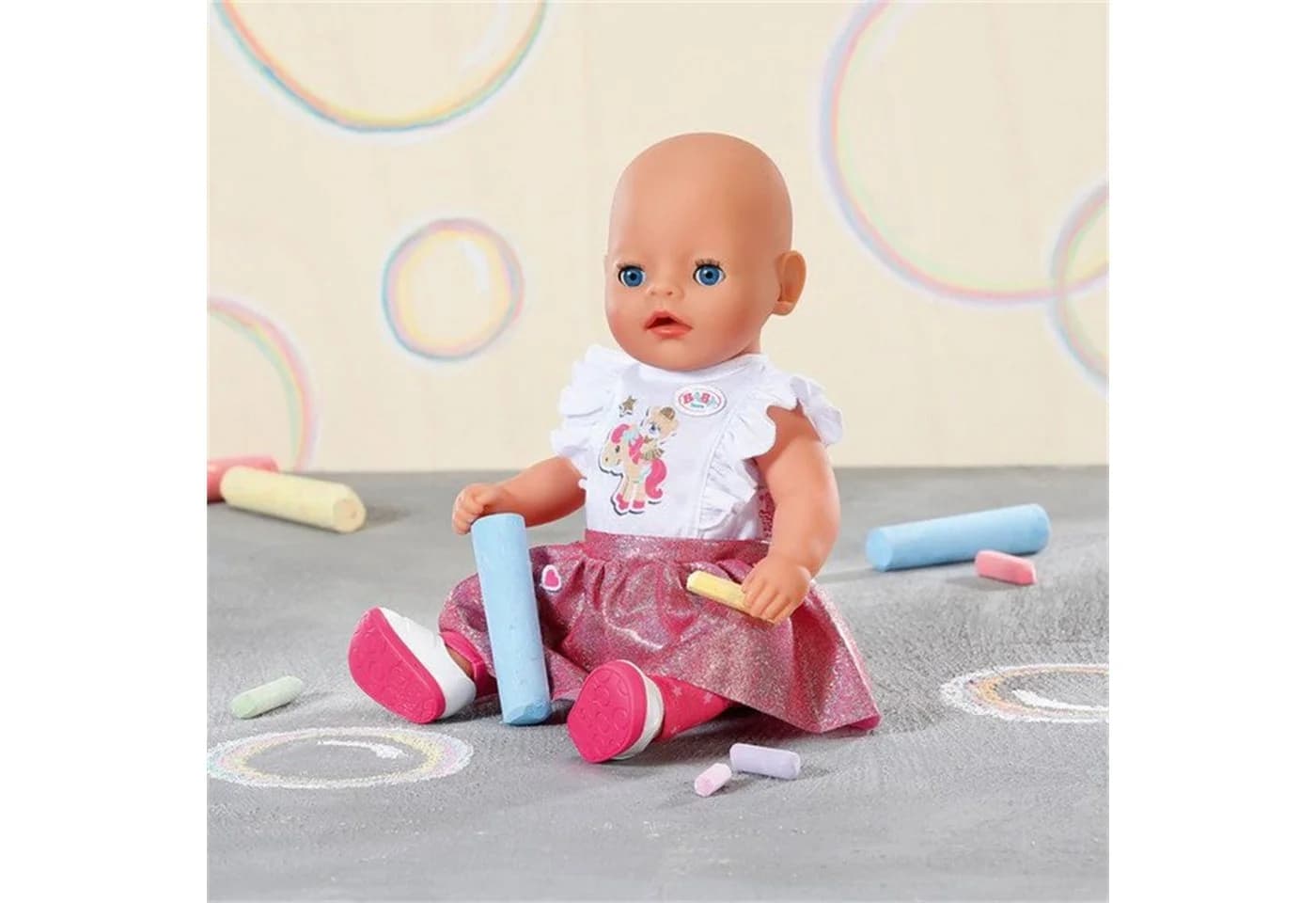 Zapf Creation® BABY born Little Lieblings Outfit 36cm Rosa Sternen-Print