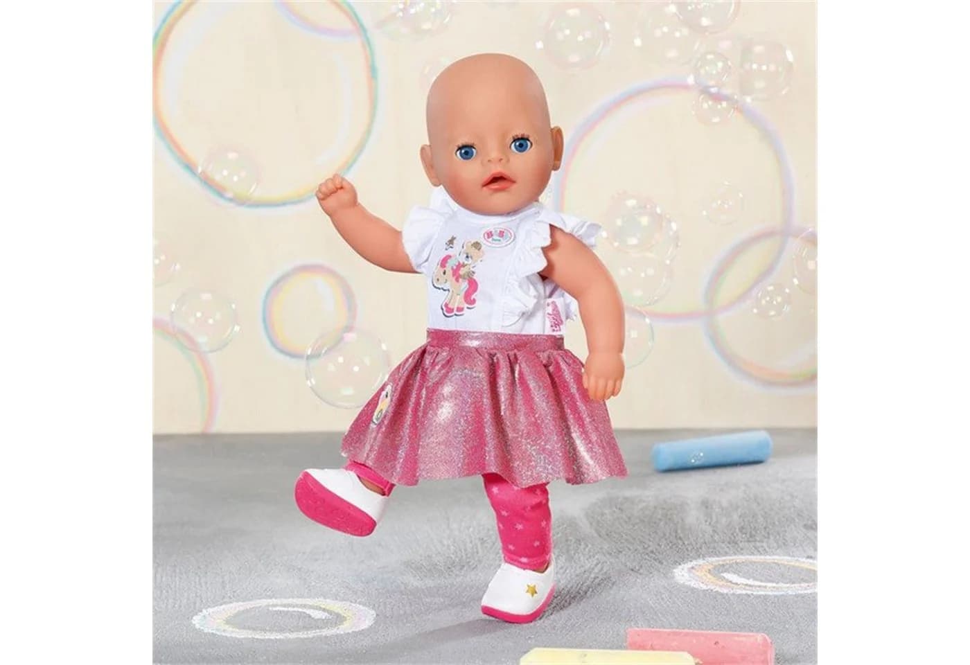 Zapf Creation® BABY born Little Lieblings Outfit 36cm Rosa Sternen-Print - Bild 2