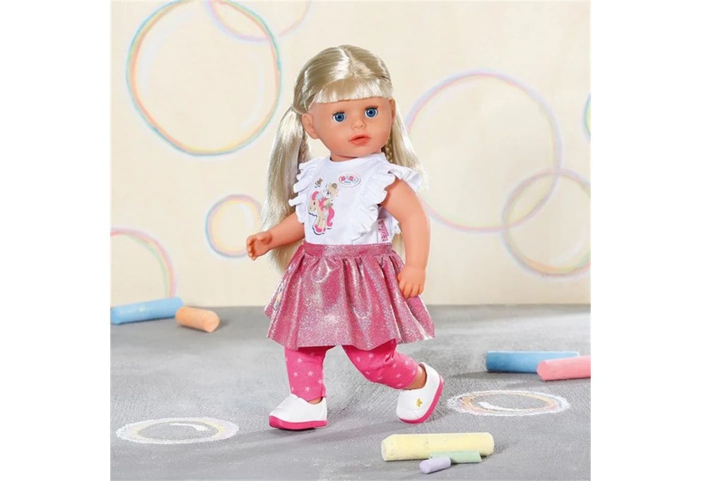 Zapf Creation® BABY born Little Lieblings Outfit 36cm Rosa Sternen-Print - Bild 3