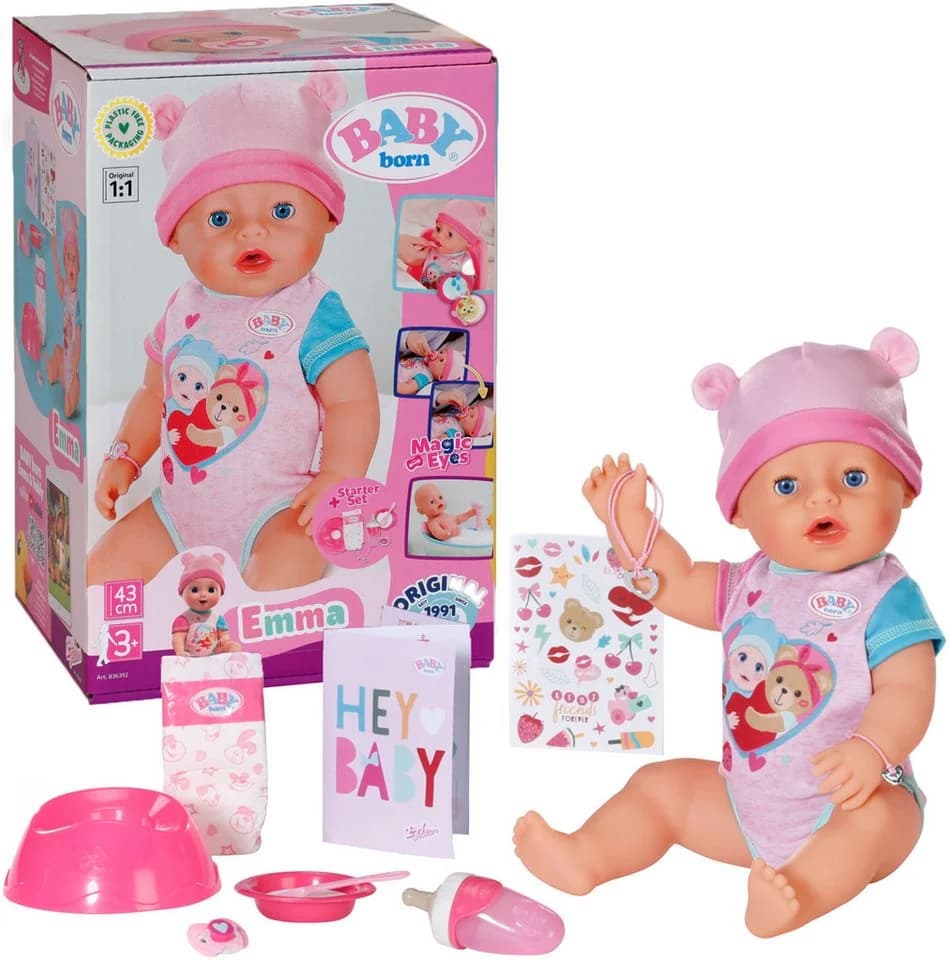 Babypuppe BABY BORN Emma 43 cm mit magischen Funktionen - Bild 2