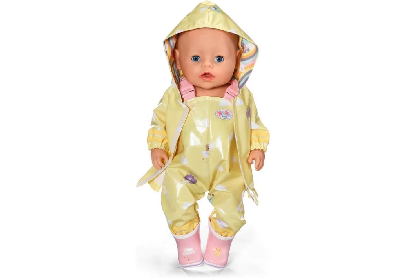 Zapf Creation BABY born Deluxe Regen Set 43cm Gelb/Rosa - Bild 3