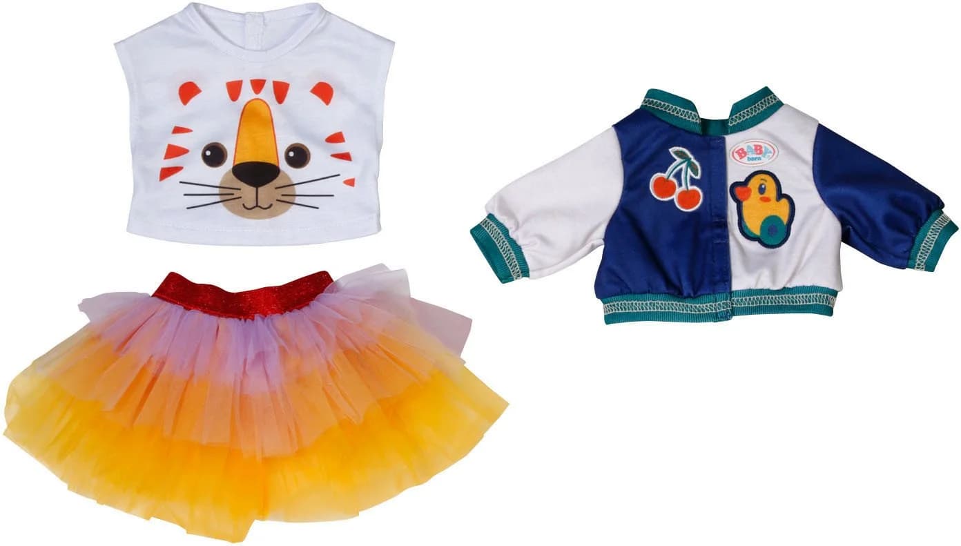 Baby Born Puppenkleidung Tutu Outfit Bunt 43 cm - Bild 2