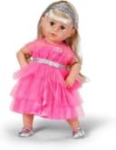 Baby Born Prinzessinnen-Outfit 43 cm Pink Silber mit Krone Bild 1
