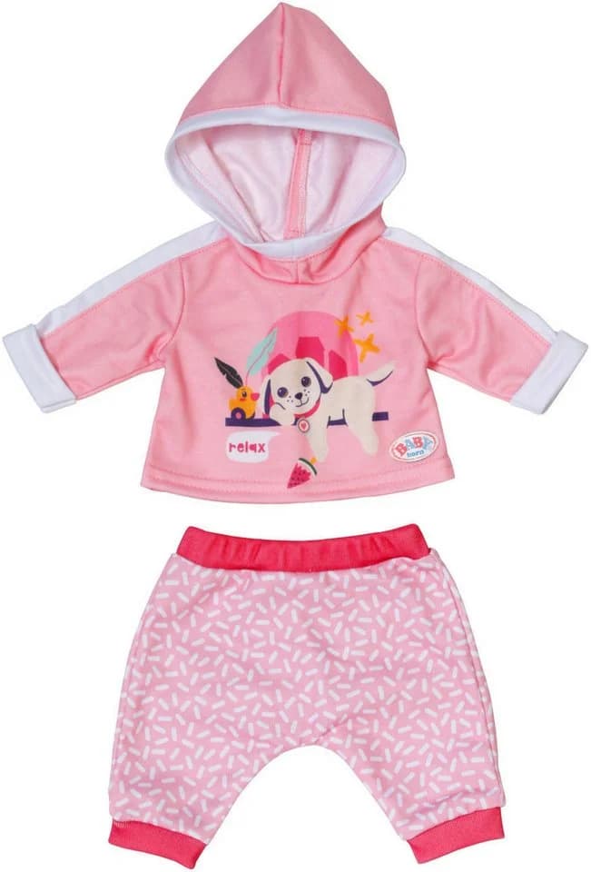 Baby Born Puppenkleidung Jogginganzug Rosa Bunt 43cm - Bild 2